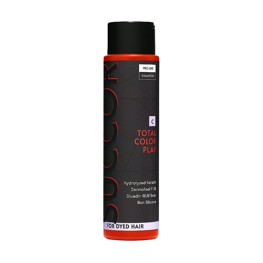 Уцінка! Шампунь Succor Total Color Play Shampoo для фарбованого волосся, 400 мл